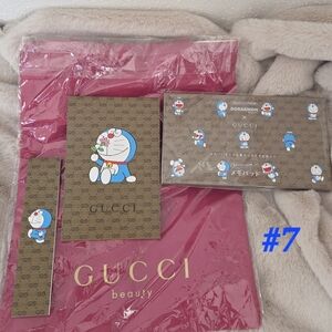 #7 Gucci X Doraemon Memo Pad, Stationary Set, And Gucci Tote
